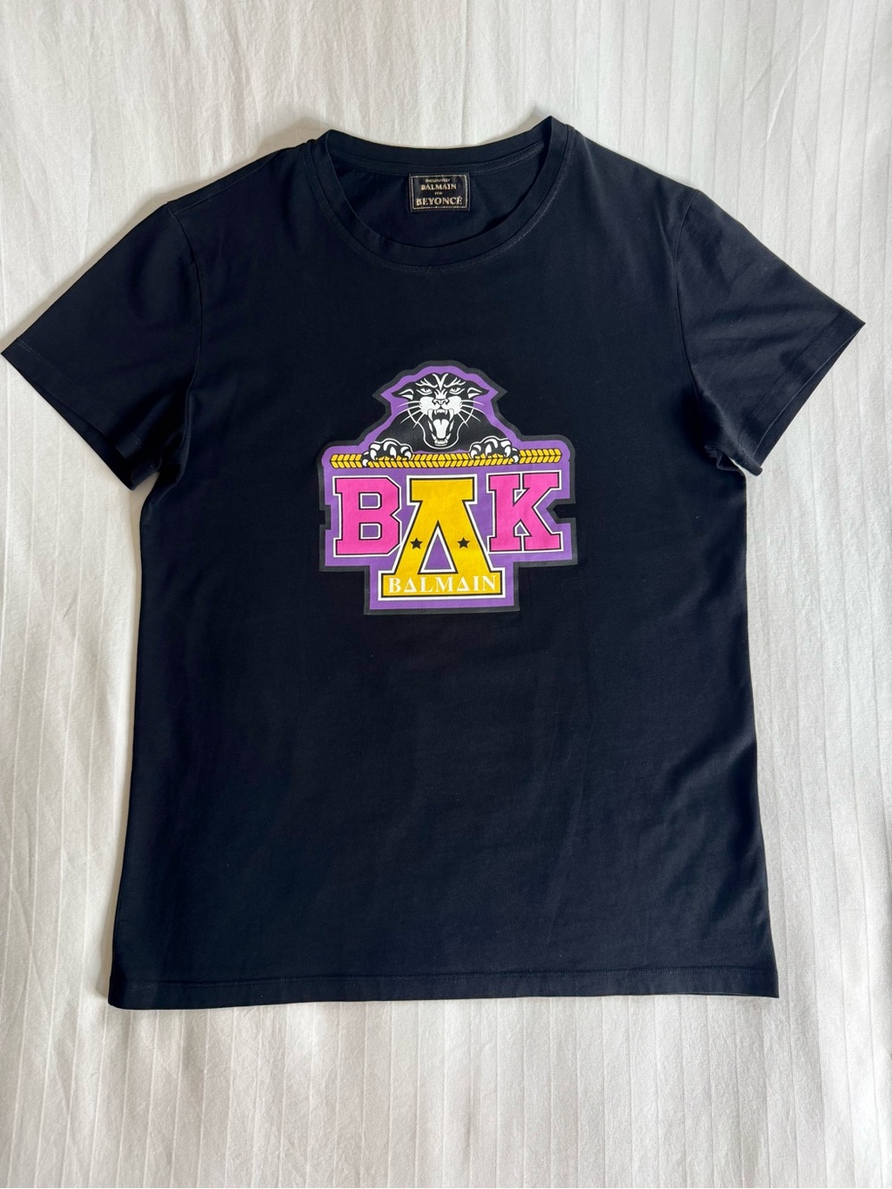 Balmain x Beyonce Beychella Coachella Black Logo Limited Graphic Tee